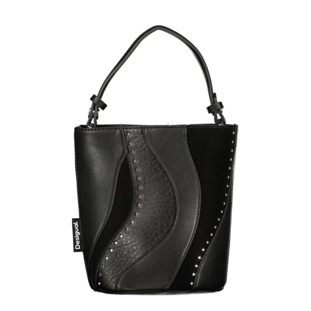 Desigual Nero Poliuretano Women's Bag with Shoulder Strap and Internal Women's